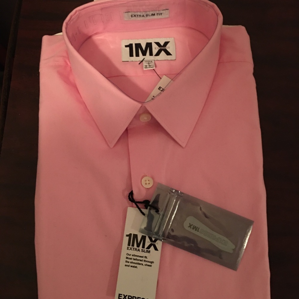 Four Express 1MX men Extra slim fit dress shirts